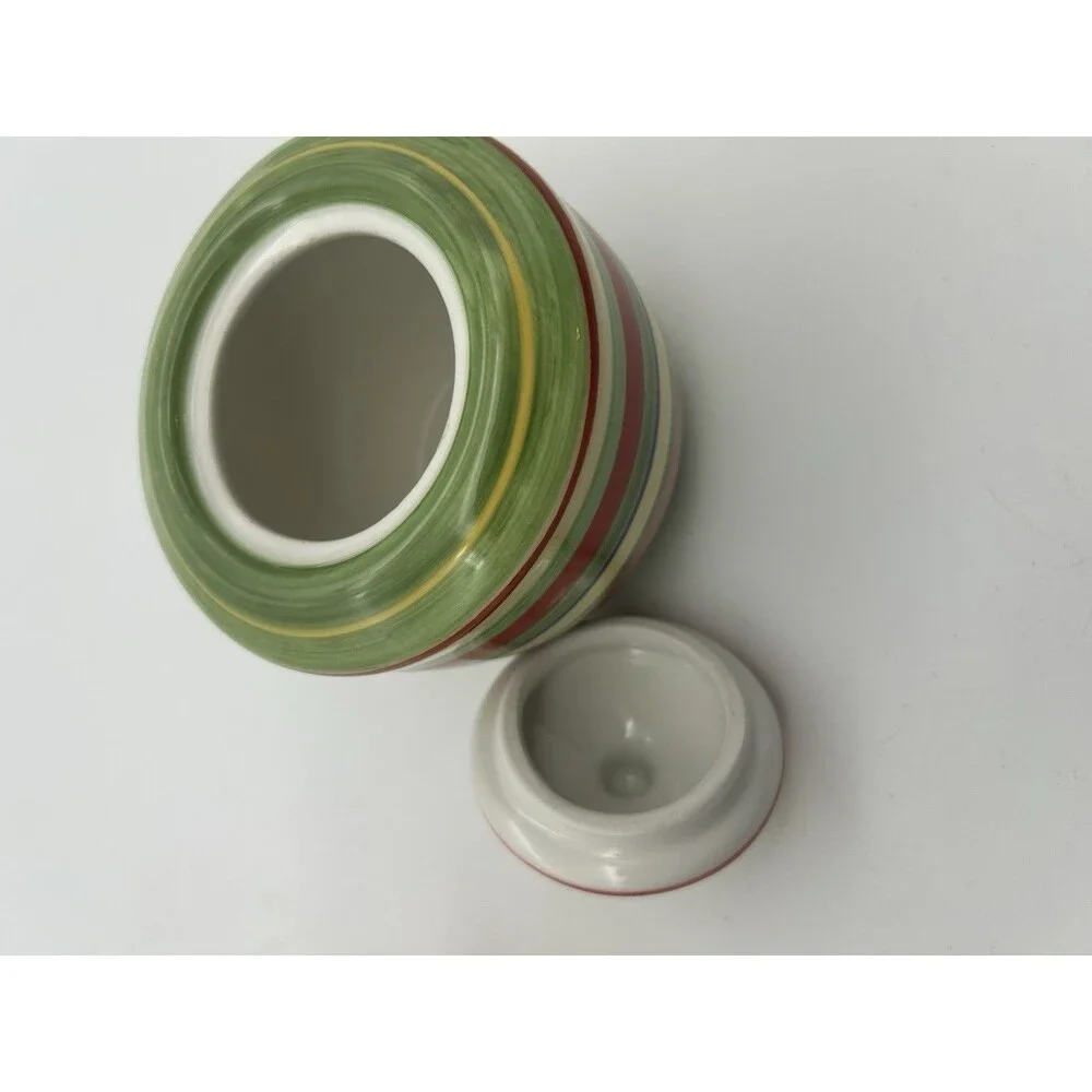 Dansk China Sugar Bowl & Lid and Creamer Tropical Swirls  Discontinued